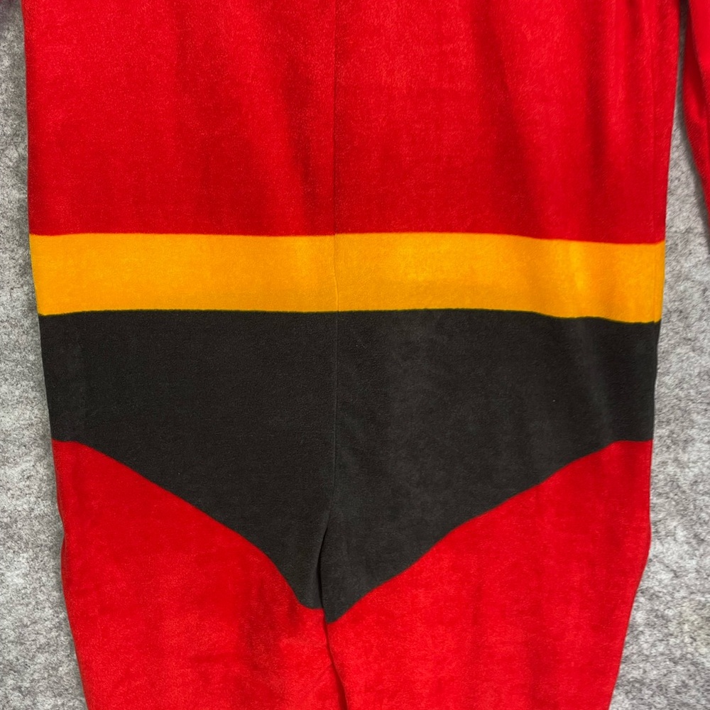 Disney Pixar Mr. Incredibles Union Suit One Piece Zip Fleece Pajamas Costume L - Picture 9 of 9